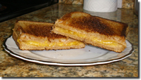 Grilled Cheese Wheat Sandwich. Click on image to view larger size in a new window.