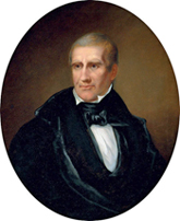 William H. Harrison, US President in 1841.