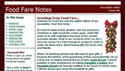 Newsletters (Food Notes)