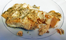 Baked Salmon. Click on image to view larger size in a new window.