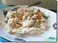 Slow Cooker Mushroom Chicken & Rice