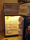 New fridge inside (empty)