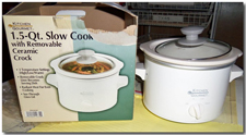 Kitchen Gourmet Mini Crock Pot. Click on image to view larger size in a new window.