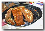 Meat Loaf Roll cooked and sliced; click on image to view larger size in a new window.