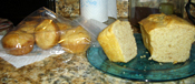 Peanut Butter Bread and muffins. Click on image to view larger size in a new window.