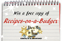 Win a free copy of Recipes-on-a-Budget!