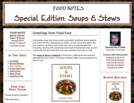 Food Notes Special Edition: Soups & Stews