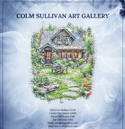Colm Sullivan Art Gallery Biography. Click on image to open the document in a new window.
