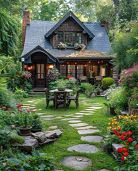 Colm Sullivan's cottage in Larkin City. Click on image to view larger size in a new window.