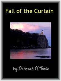 First cover for "The Keeper's Journal" by Deidre Dalton (aka "Fall of the Curtain").