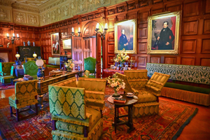 Larkin Estate Details: Another view of the Drawing Room in the mansion.