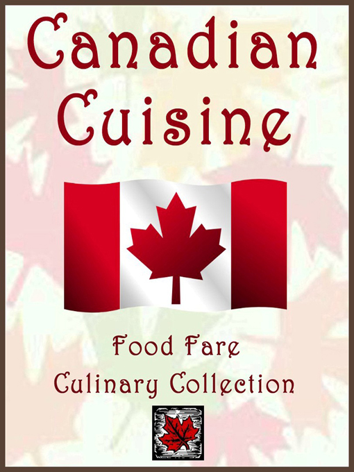 Book cover for "Canadian Cuisine" from Food Fare