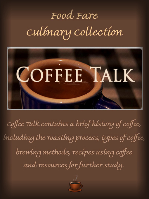 Book cover for "Coffee Talk" from Food Fare