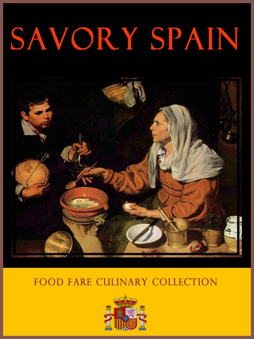 Book cover for "Savory Spain" from Food Fare
