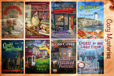 Cozy Mysteries array. Click on image to viewlarger size in a new window.