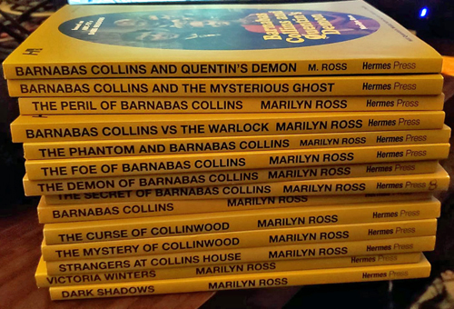 Complete array of the Dark Shadows gothic novels. Click on image to view larger size in a new window.