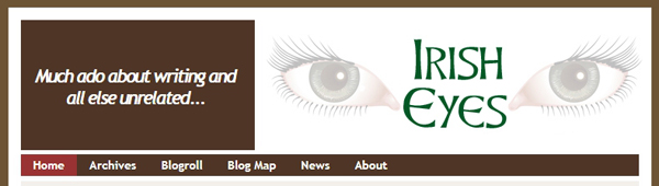Longtime and current logo for my blog, Irish Eyes. Click on image to view larger size in a new window.