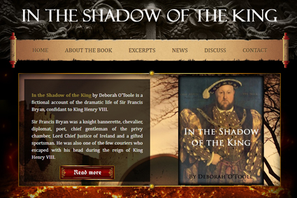 The official website for "In the Shadow of the King."