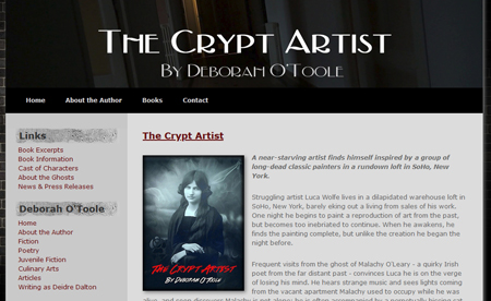 "The Crypt Artist" website.