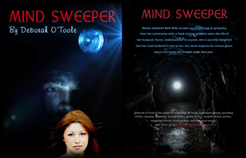 Front and back covers for "Mind Sweeper" by Deborah O'Toole. Click on image to view larger size in a new window.