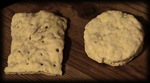 Hard Tack (Sea Biscuits). Click on image to view larger size in a new window.