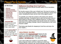 Food Notes (October 2010)