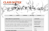 Class Notes web site