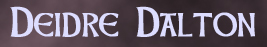 Logo button for author Deidre Dalton