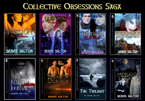 "Collective Obsessions Saga" board logo. Click on image to view larger size in a new window.